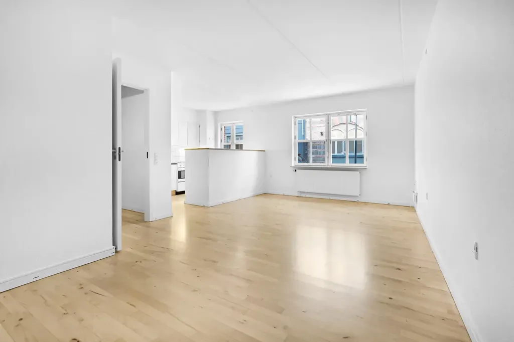 Living Room - 2-Bed Apartment with Terrace in Odense C