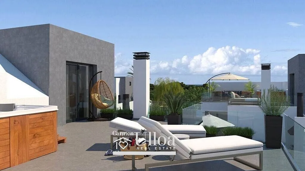 Terrass - New Chalet with Pool near La Font Beach