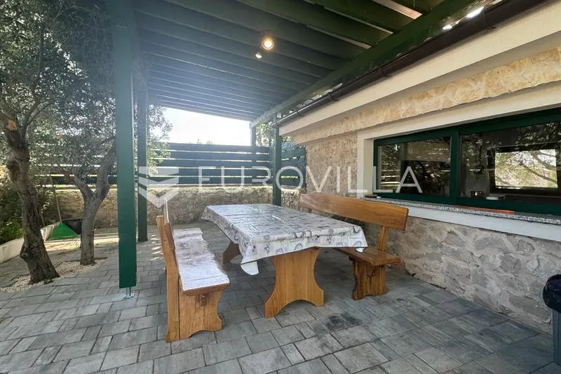 Terrace - House with Pool and Gallery in Gaćelezi