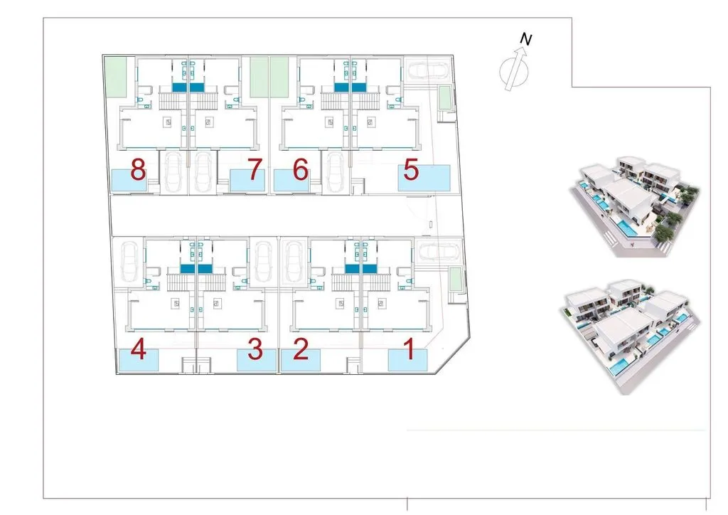 Floor Plan - New Build Villa with Pool in Dolores