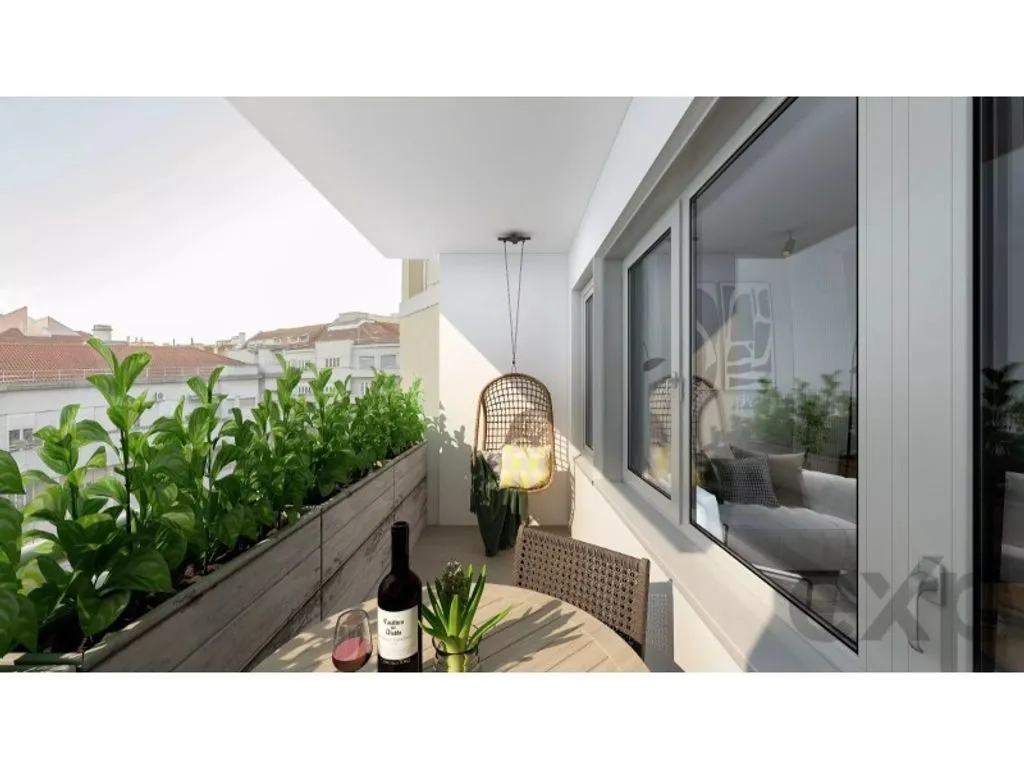 Balcon - Penthouse Flat with Courtyard in Downtown Lisbon