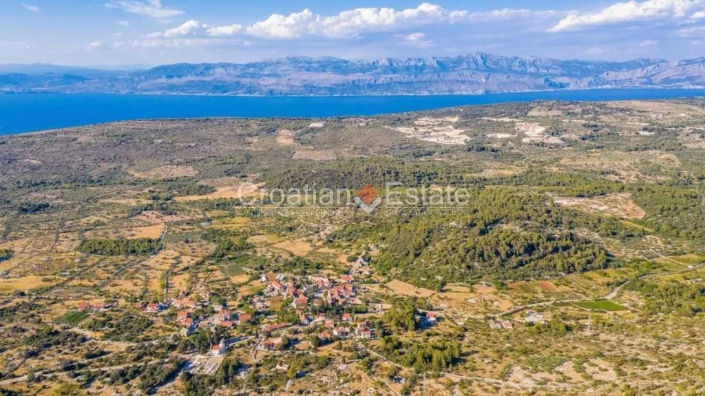 Vista aerea - Traditional Villa with Pool in Nerežišća