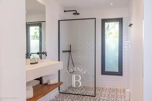 Salles de bain - Villa de luxe avec vue mer à Saint-Barthélemy
