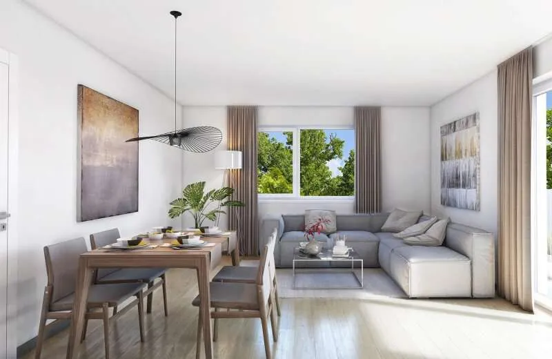 Salle à manger - Provisions-Free Apartment with Balcony in Simmering