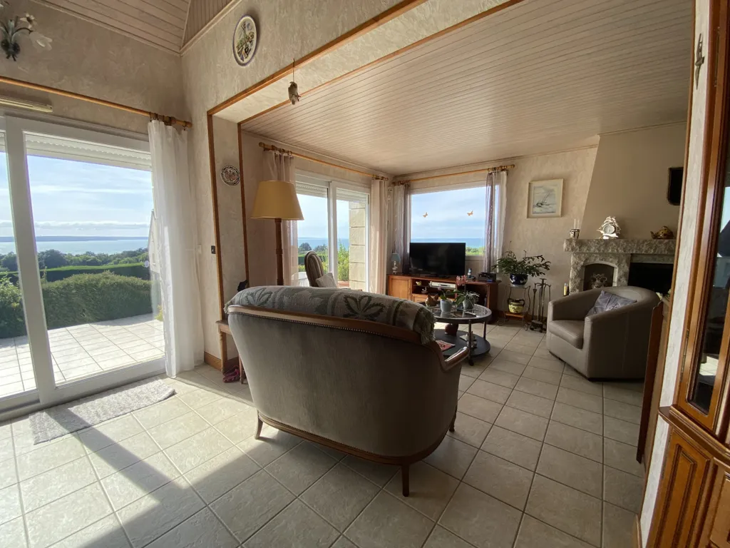 Séjour - Maison Viagère avec Vue Mer Panoramique à Lamballe-Armor