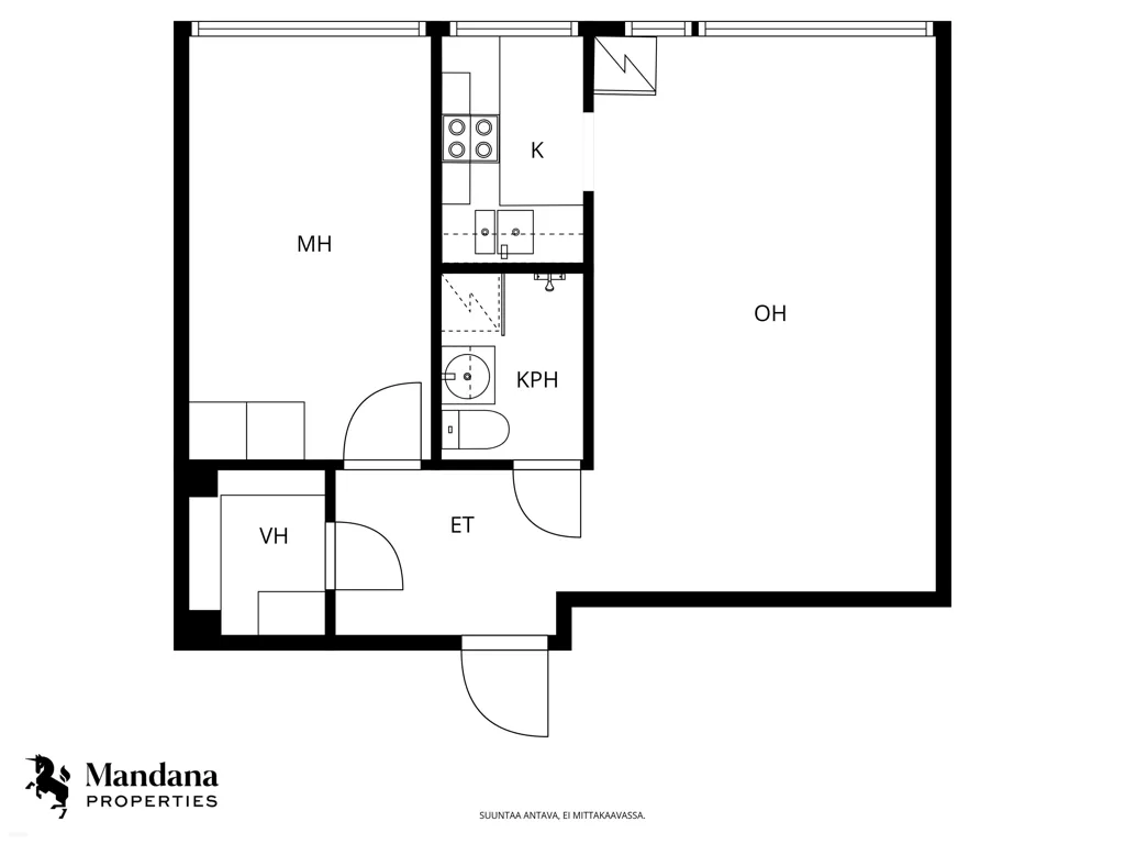 Plan - Apartment with Garden in Oulu