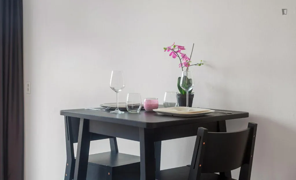 Söögituba - Studio with Private Bathroom in Sloten