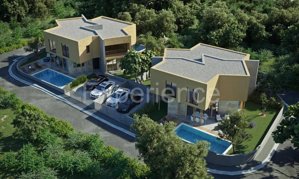 Vista aerea - Modern House with Private Pool in Brtonigla