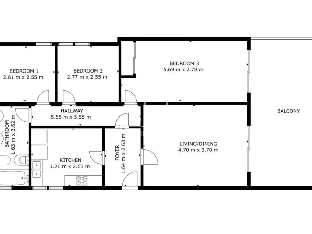 Plan - Penthouse with Terrace in Castelldefels