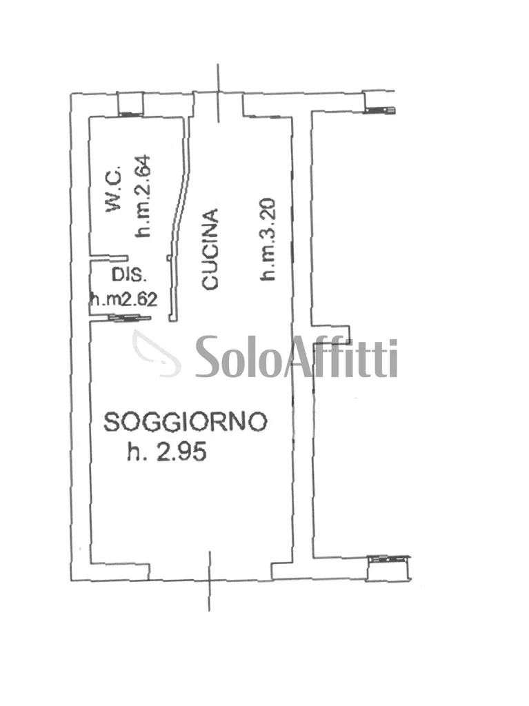 2-toaline korter asukohas Forlì