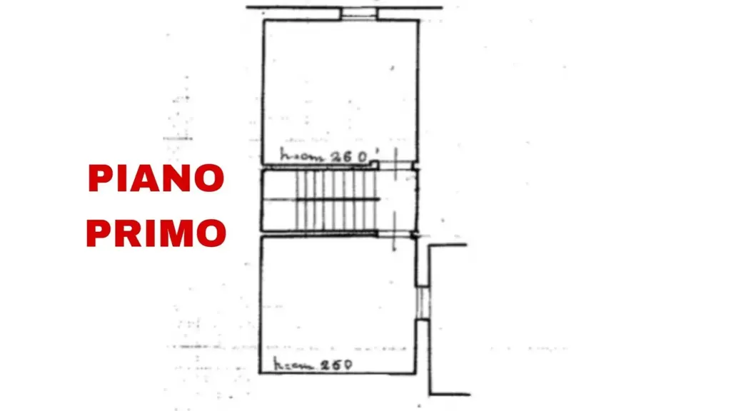 Planimetria - Casa indipendente con cantina a Fabriano