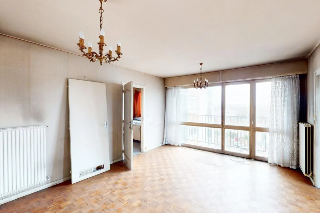 Séjour - Appartement avec Balcon et Ascenseur à Cachan