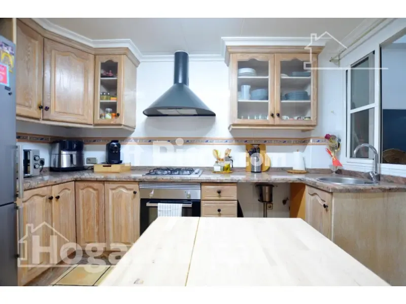 Kitchen - Spacious House with Terrace near Cullera Beach