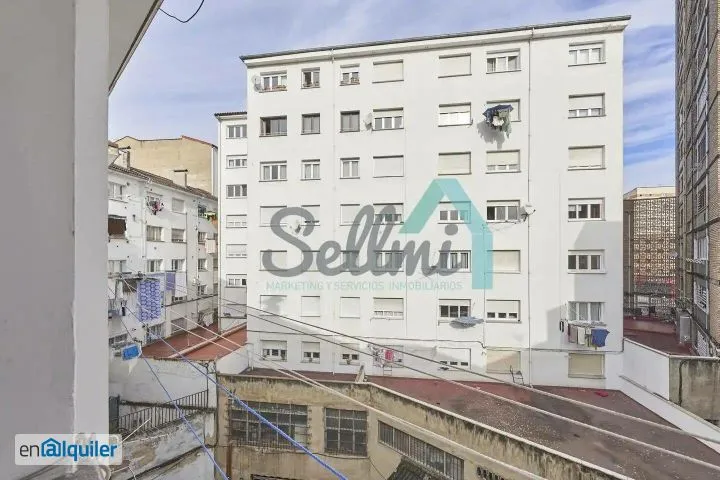Balcon - Furnished Flat with Patio View in Oviedo