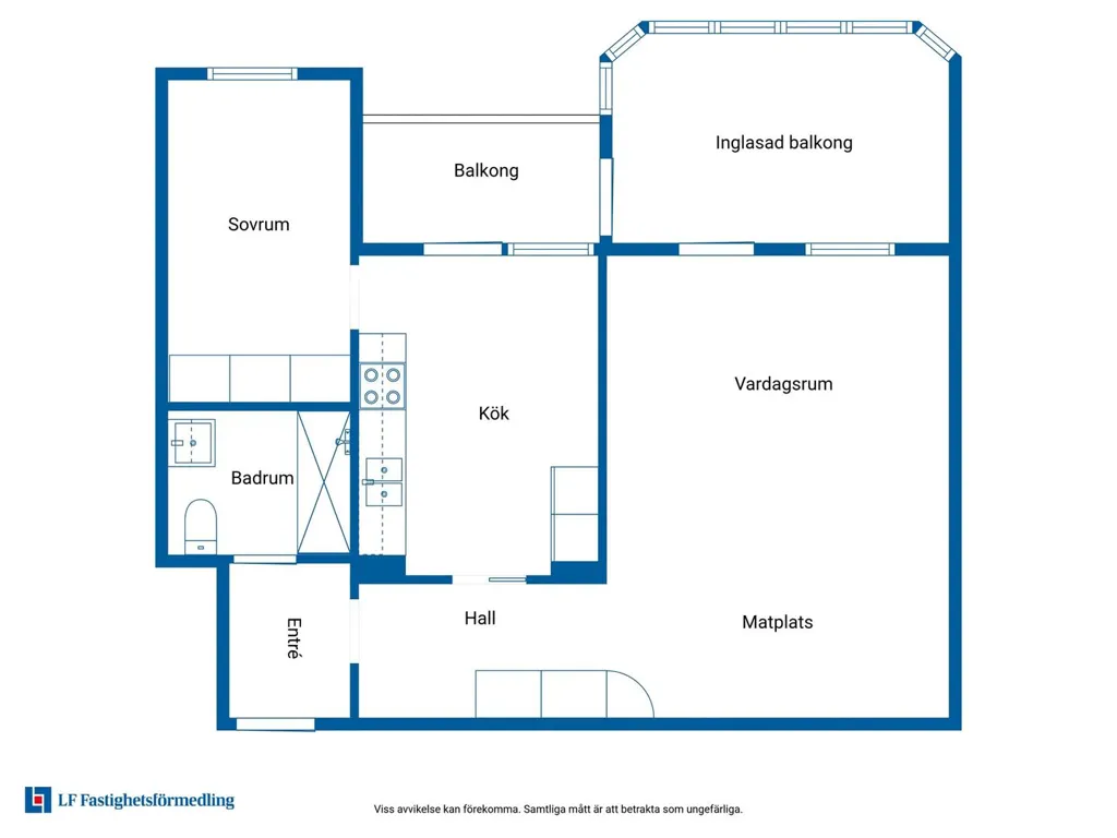 Appartement 2 pièces à Sundsvall