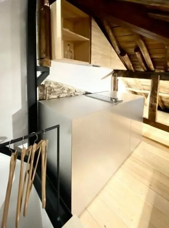 Cuisine - Studio with Balcony in Granada Centre