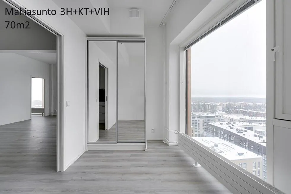 Elutuba - Modern Flat with Glazed Balcony in Aurinkolahti