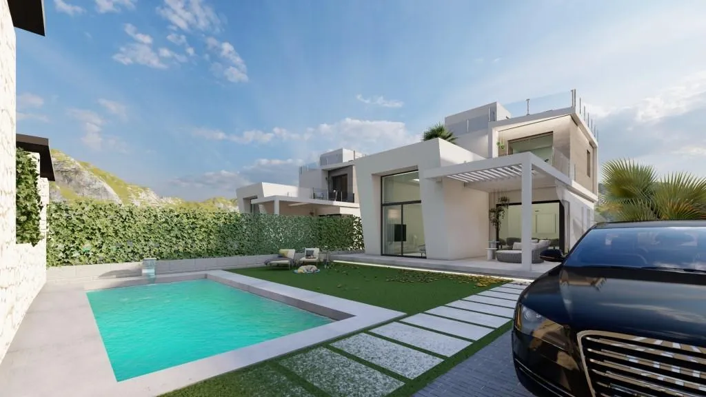 Piscine - Villa with Sea and Mountain Views in Benidorm