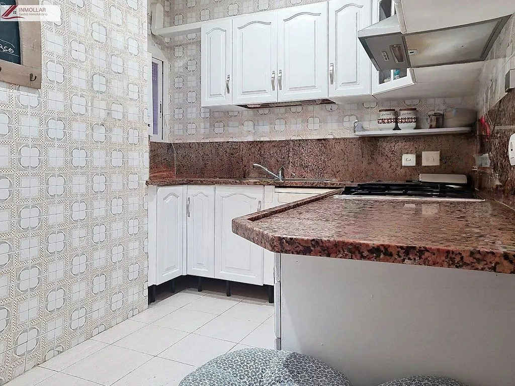 Cuisine - Penthouse with Balcony in Les Roquetes Centre