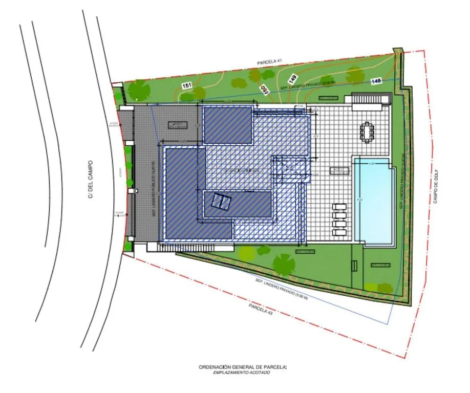 Planimetria - Residential Plot with Golf View in Benahavís