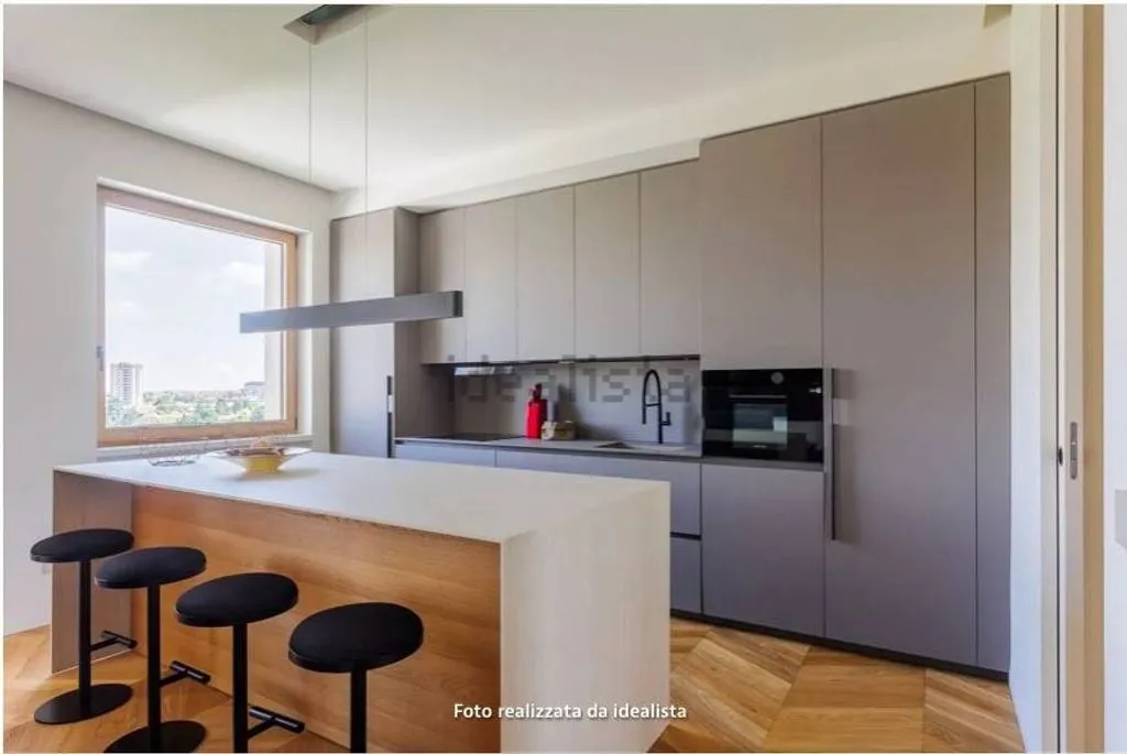 Köök - Luxury Apartment with Panoramic View in Milan