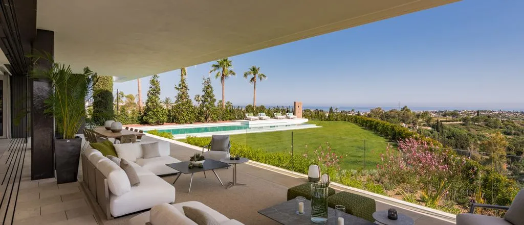 Terrasse - Ultra-modern Villa with Panoramic Views in Benahavís