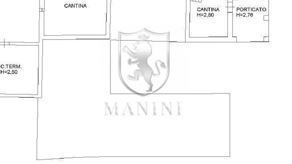 Plan - Historic Castle with Garden in Sinalunga