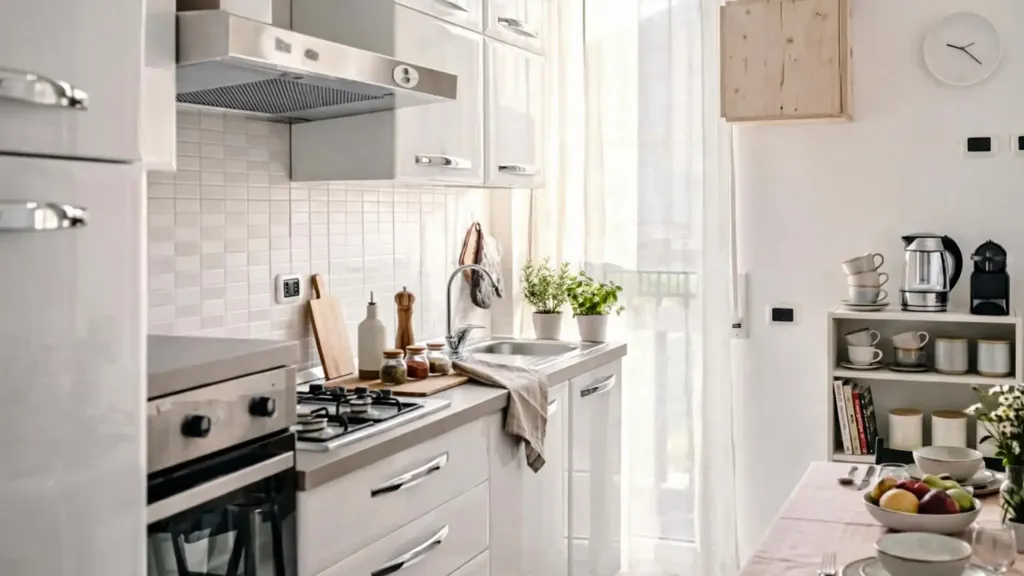Cucina - One-Bedroom Apartment with Balcony in Milan