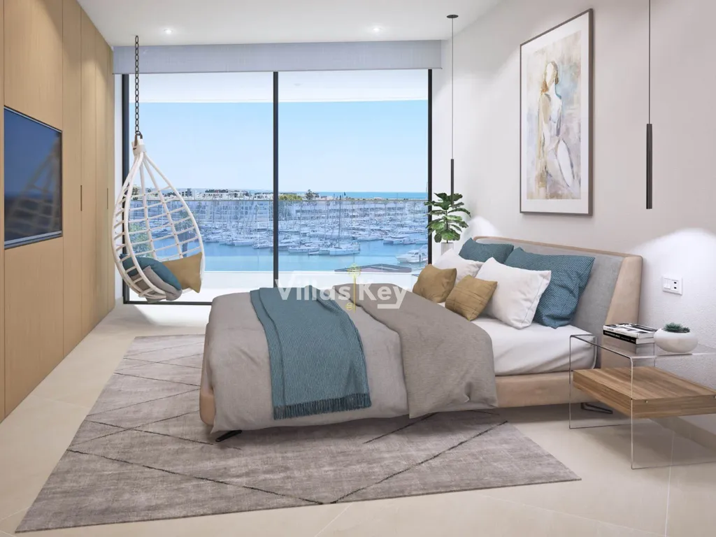 Bedrooms - Luxury Apartment with Pool Facing Lagos Marina