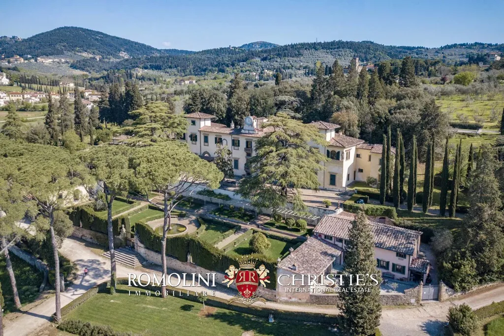 Vue aérienne - Historic Villa with Panoramic Views near Florence
