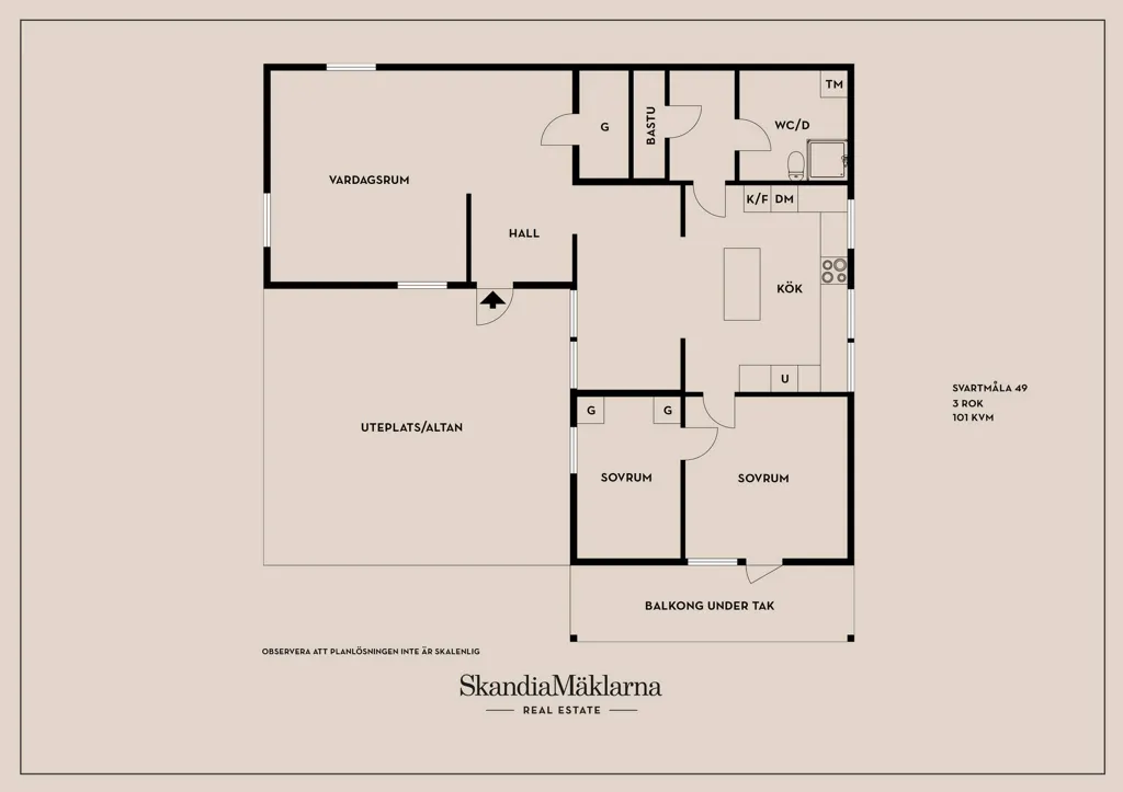 Plan - Villa with Garden near Linköping