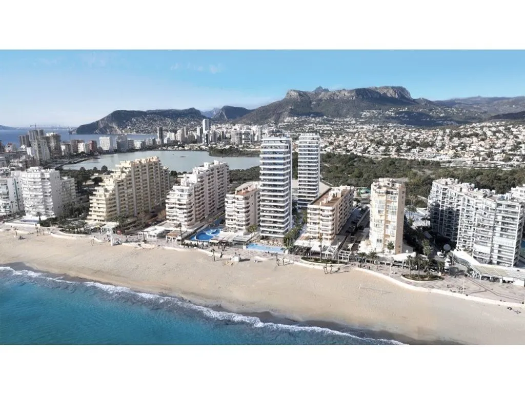 Õhuvaade - 3-Bedroom Beachfront Flat in Calpe