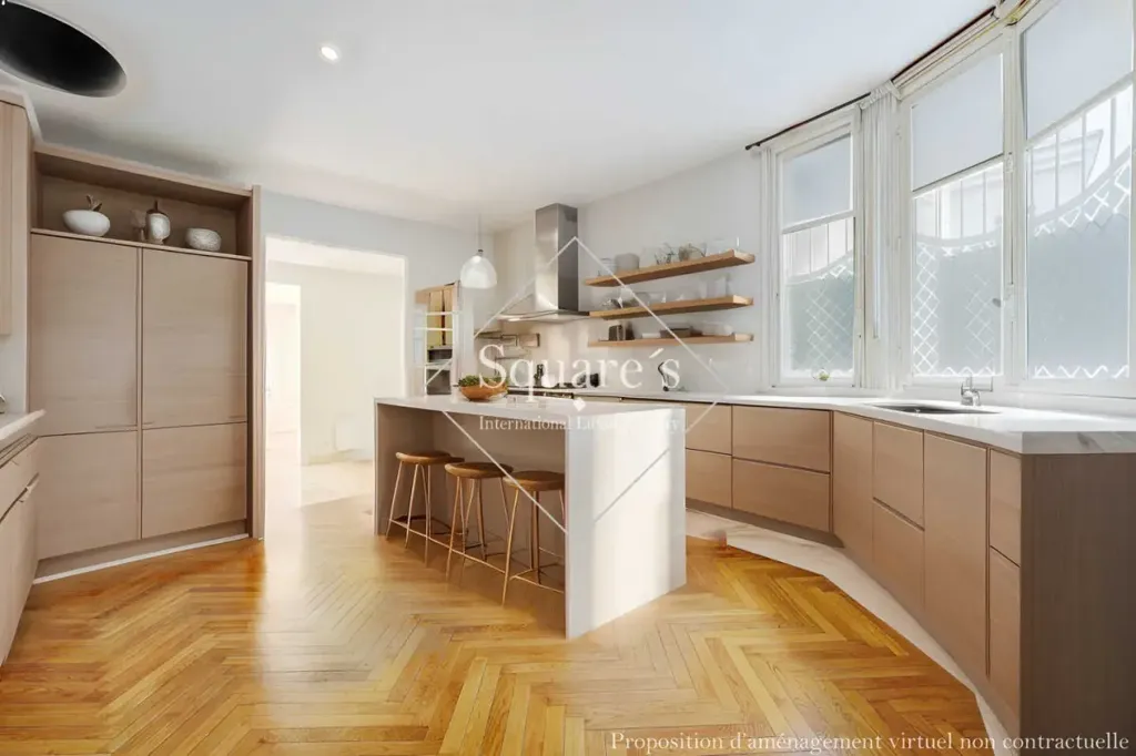 Köök - 5-toaline korter asukohas Boulogne-Billancourt