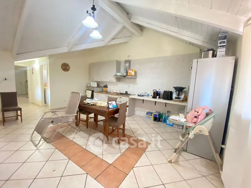 Dining Room - Mansard Apartment with Balcony in Villaricca