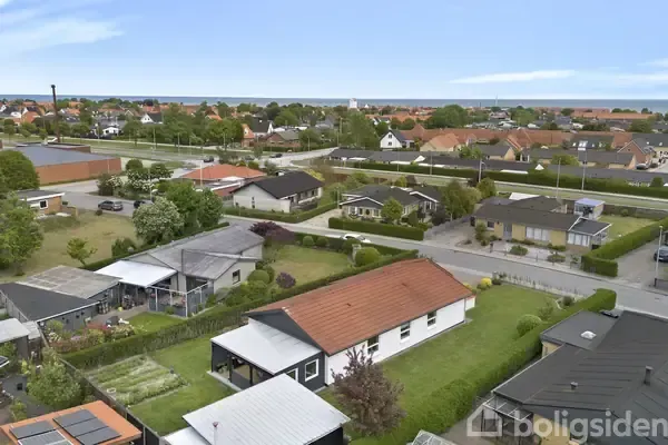 Õhuvaade - Modernised Villa with Garden in Sæby