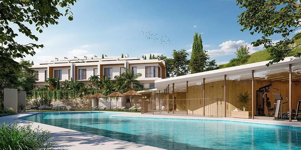Piscine - Semi-Detached House with Pool in La Cala de Mijas