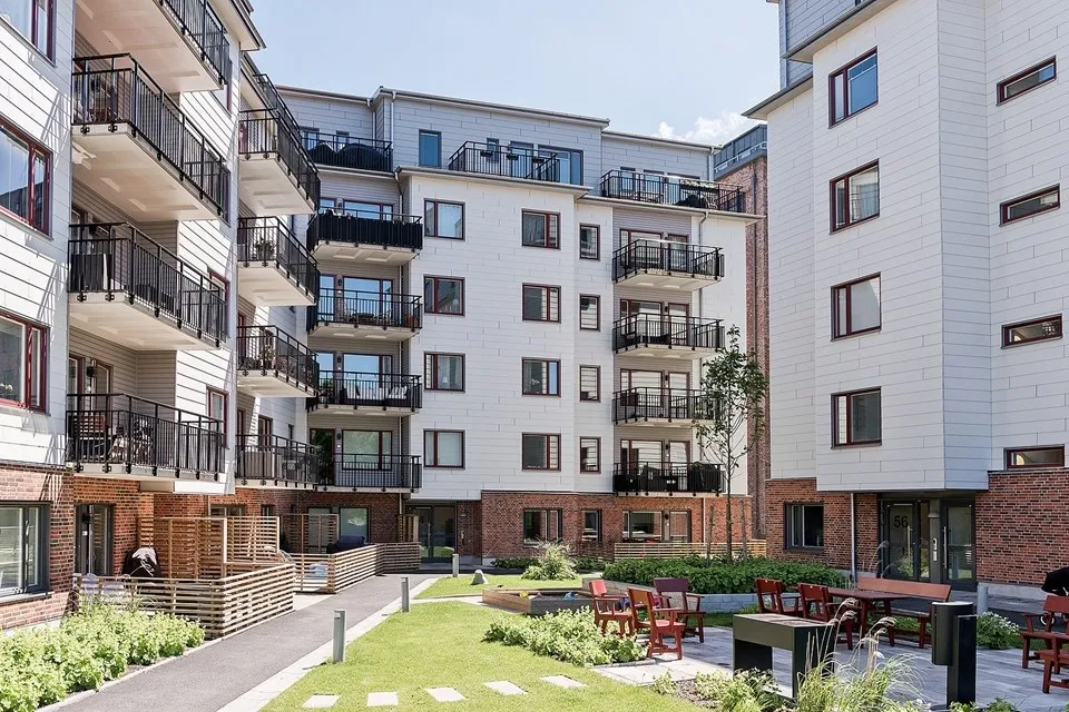 Jardin - Apartment with South-Facing Terrace in Eriksberg