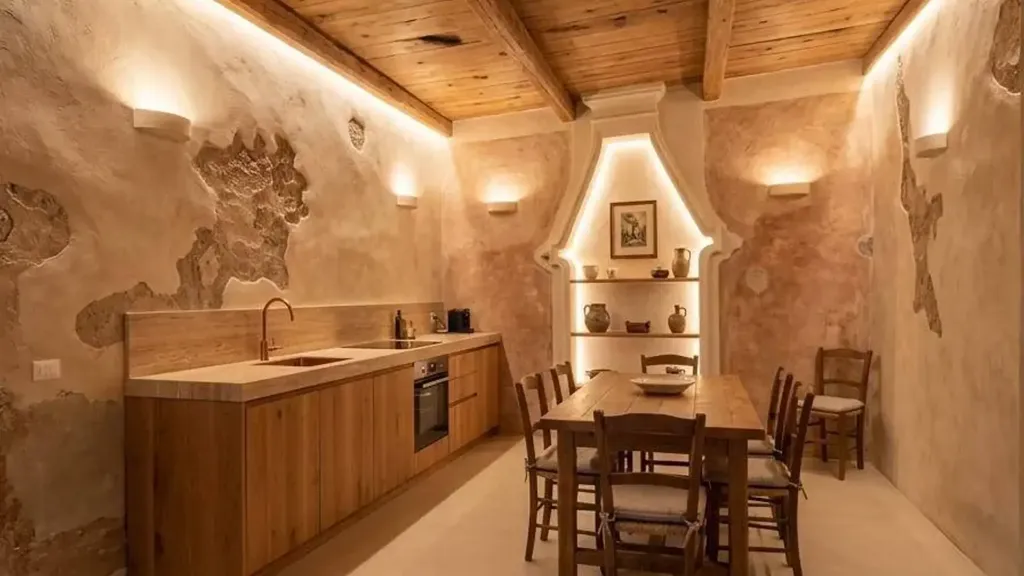 Salle à manger - Rustic Cottage with Balcony in Samolaco