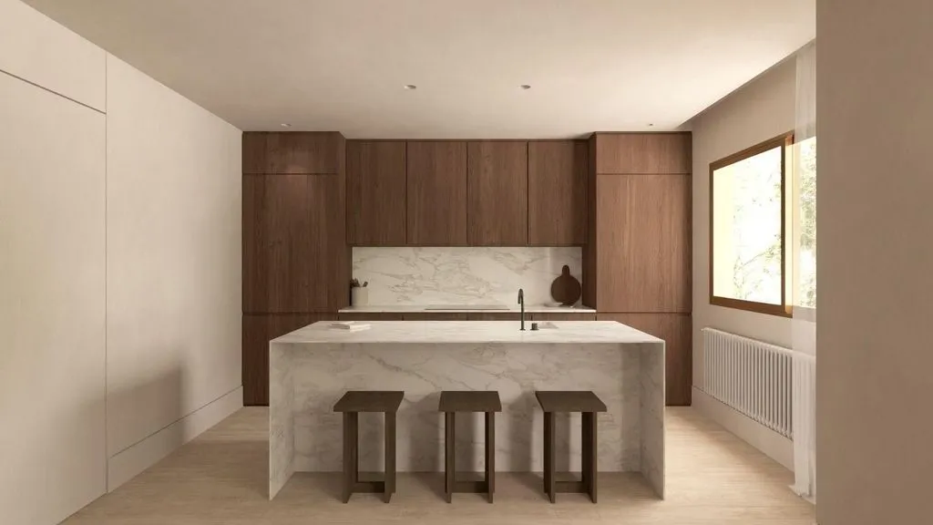 Cuisine - Luxury Flat with East-Facing Windows in Madrid