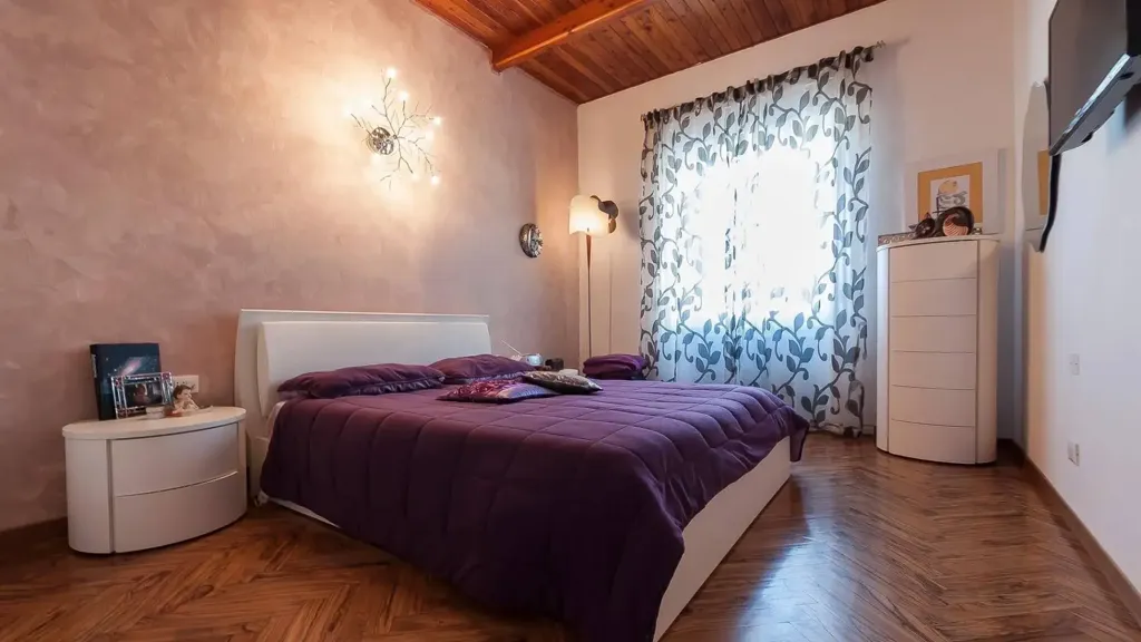 Camere da letto - Rustic Apartment with Sea View in Campiglia Marittima