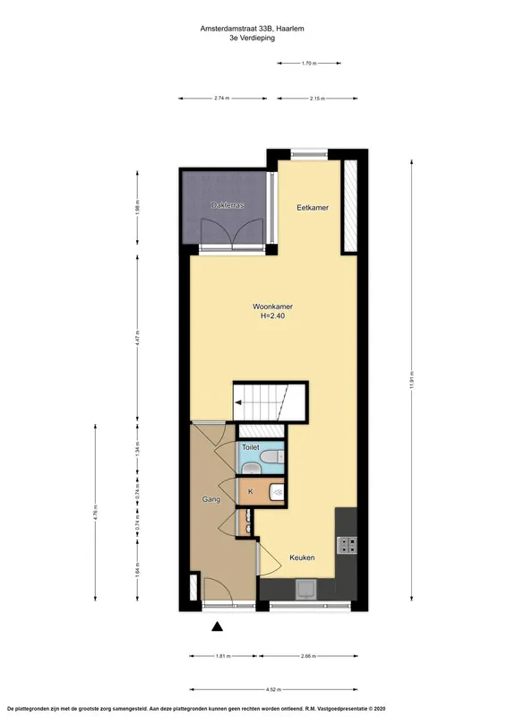 Plan - Light and Spacious Apartment in Haarlem