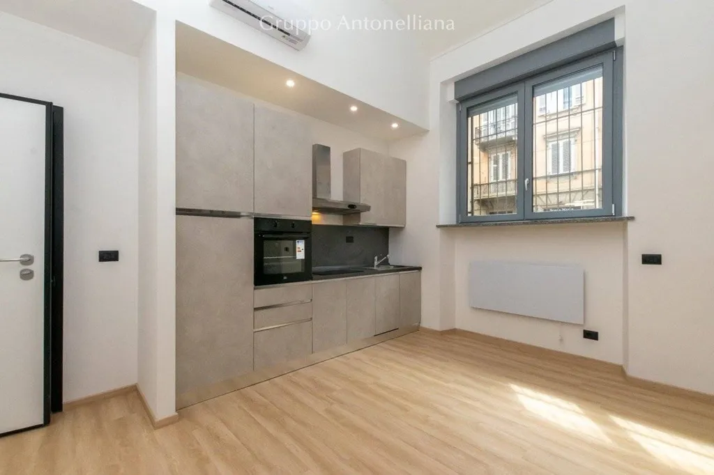 Kitchen - Retrofitted Loft with South-East View in Torino