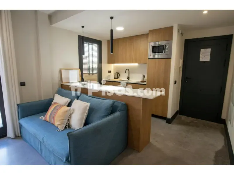 Cuisine - 1-Bedroom Apartment with Kitchen in Almendrales, Madrid