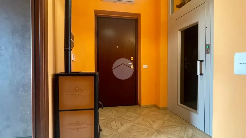 Hallway - Retrofitted Villa with Balconies in Asti
