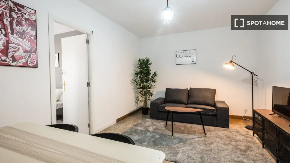 Séjour - Shared Flat with Retiro Park View in Madrid