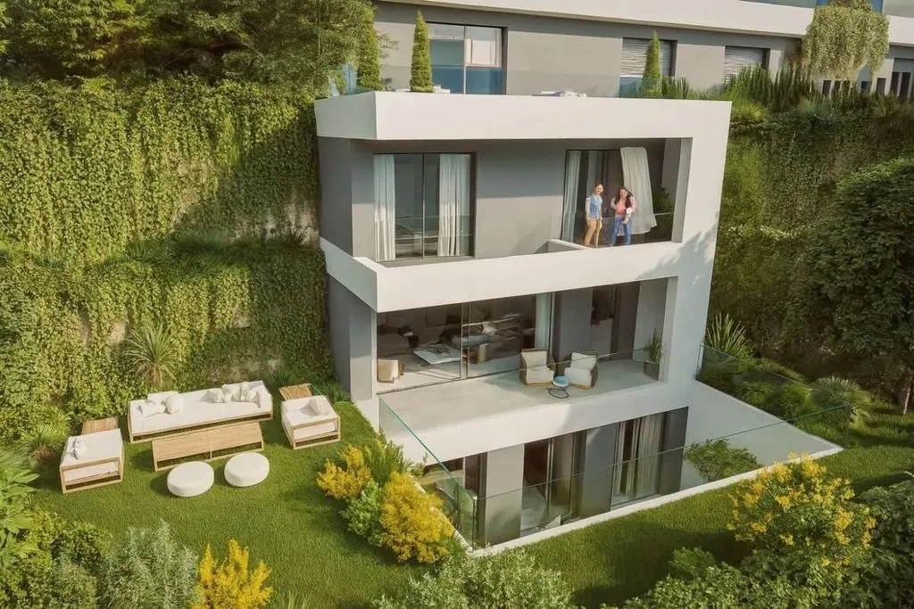 Exterior - Contemporary Villa with Sea View in Fuengirola