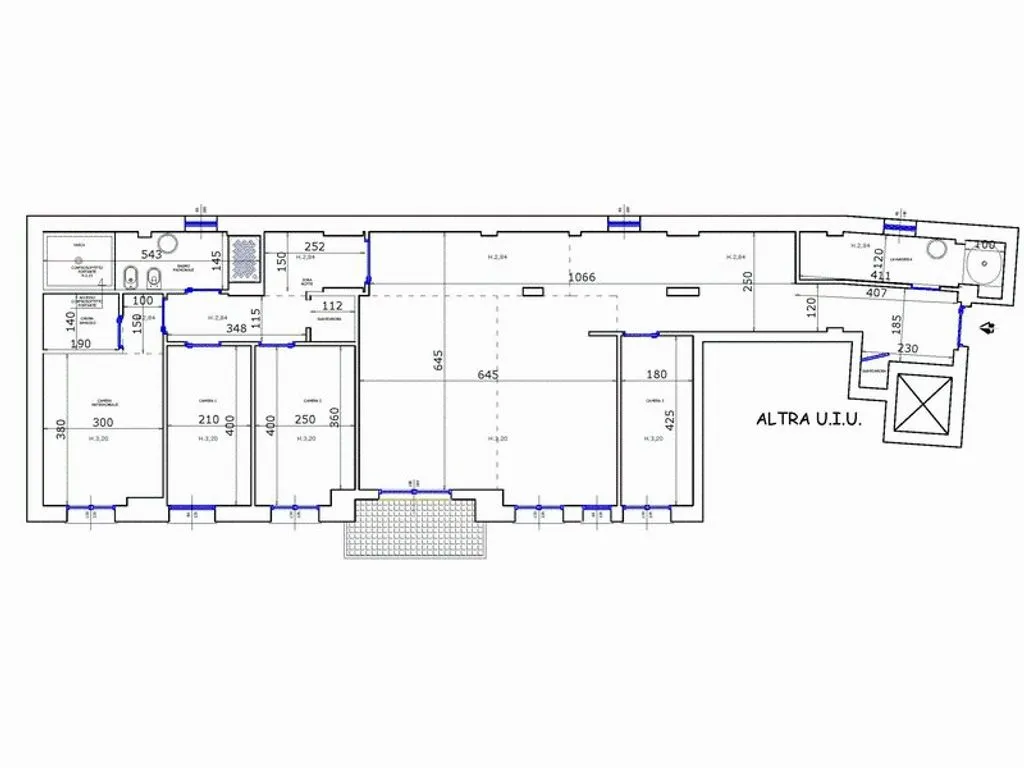 Planimetria - Luxury Flat with Courthouse Proximity in Milan