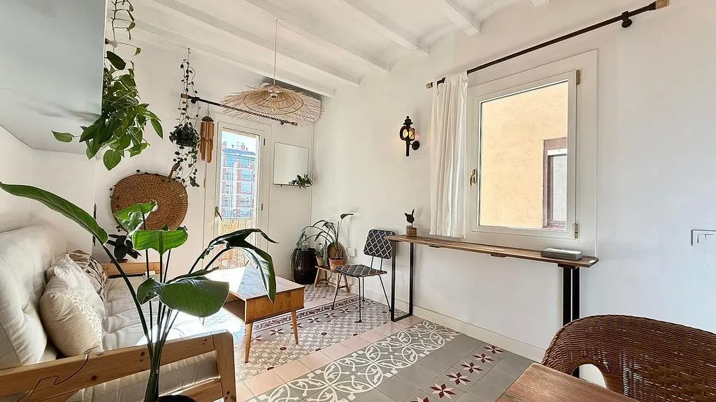 Séjour - 1-Bedroom Flat with Balcony in Sant Antoni
