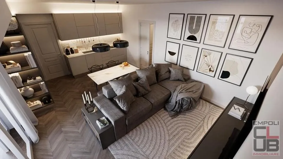 Séjour - Modern Apartment with Terraces in Empoli