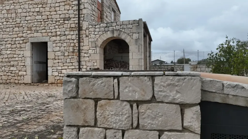 Exterior - Historic Stone Villa with Garden in Modica